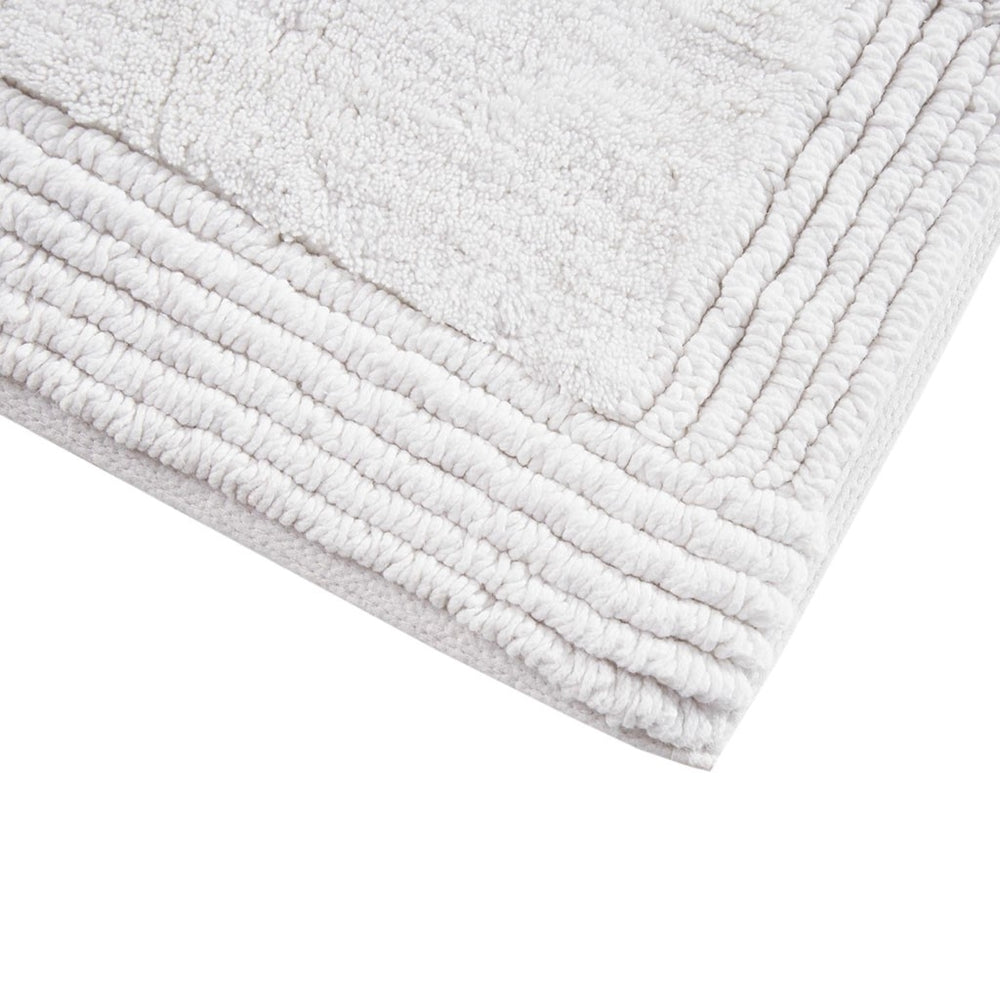 Gracie Mills Forrest 3000 GSM Solid Heavyweight Reversible Cotton Tufted Bath Rug - GRACE-12854 Image 2