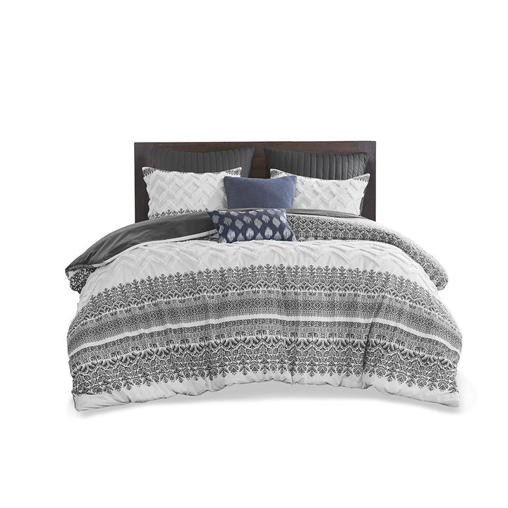 Gracie Mills Robbins 3-Piece Cotton Comforter Set with Chenille Tufting - GRACE-12889 Image 1