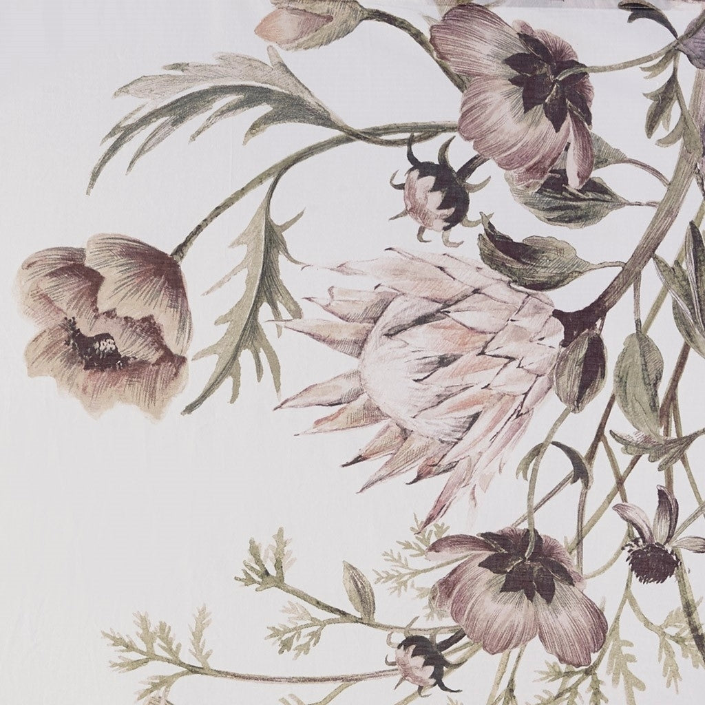 Gracie Mills Kyrie Floral Print Cotton Shower Curtain - GRACE-13020 Image 2