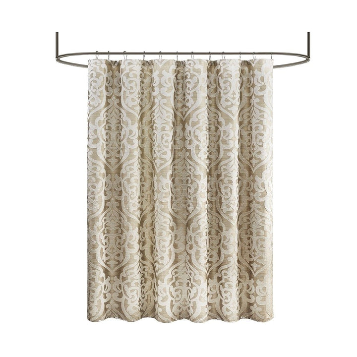 Gracie Mills Pineda Damask Jacquard Shower Curtain - GRACE-13150 Image 4