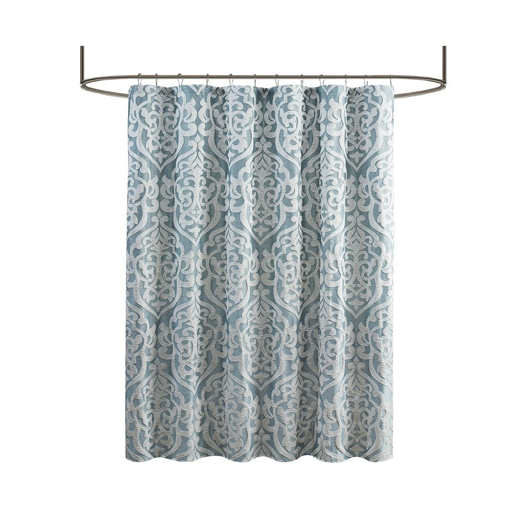 Gracie Mills Pineda Damask Jacquard Shower Curtain - GRACE-13150 Image 5