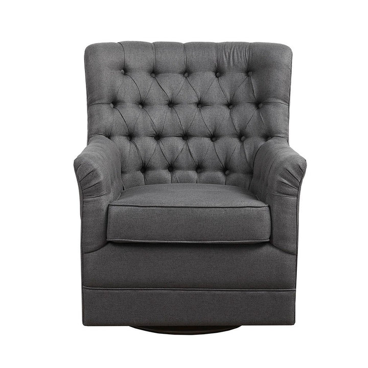 Gracie Mills Samara Swivel Glider Chair - GRACE-13086 Image 7