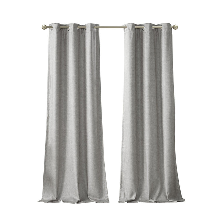 Gracie Mills Azenor Contemporary Tonal Total Blackout Curtain Panel Pair - GRACE-13248 Image 5