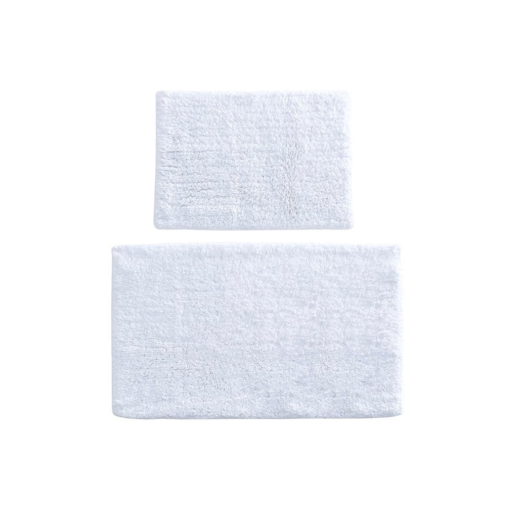 Gracie Mills Dalila 2-Piece Solid High pile 100% Cotton Tufted Bath Rug - GRACE-13265 Image 1