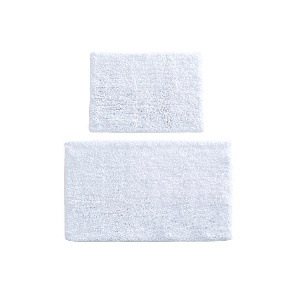 Gracie Mills Dalila 2-Piece Solid High pile 100% Cotton Tufted Bath Rug - GRACE-13265 Image 1