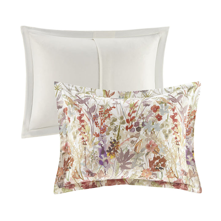 Gracie Mills Millicent 7-Piece Watercolor Floral Cotton Comforter Set - GRACE-13276 Image 2