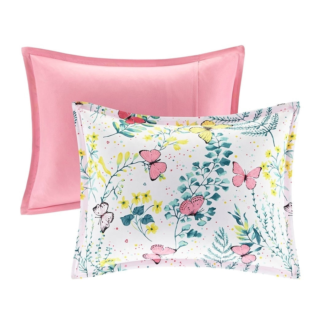 Gracie Mills Ysolde Butterfly Dreams 4-Piece Comforter Set for Kids - GRACE-13289 Image 2