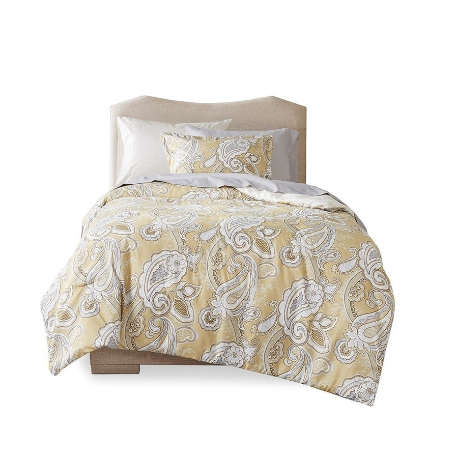 Gracie Mills Juarez 9-Piece Modern All over Paisley Print Comforter Set with Sheets - GRACE-13654 Image 1