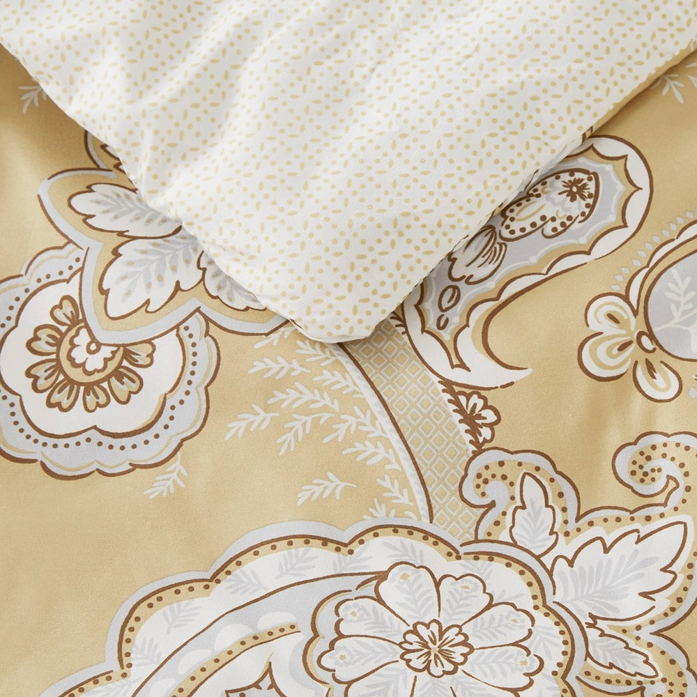 Gracie Mills Juarez 9-Piece Modern All over Paisley Print Comforter Set with Sheets - GRACE-13654 Image 2