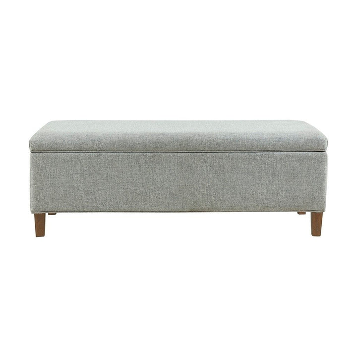 Gracie Mills Randolph Reclaimed Wood Upholstered Storage Bench - GRACE-14384 Image 1