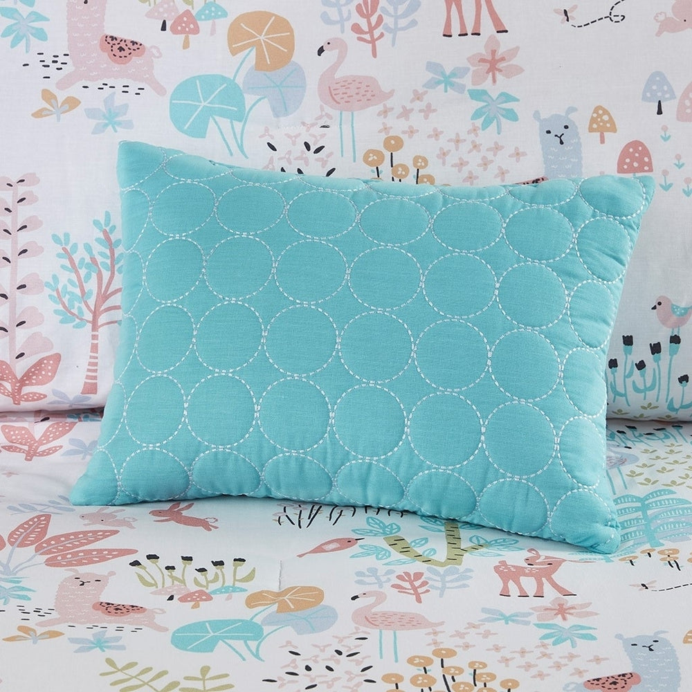 Gracie Mills Illyria Reversible Animals Print Cotton Comforter Set - GRACE-13937 Image 2