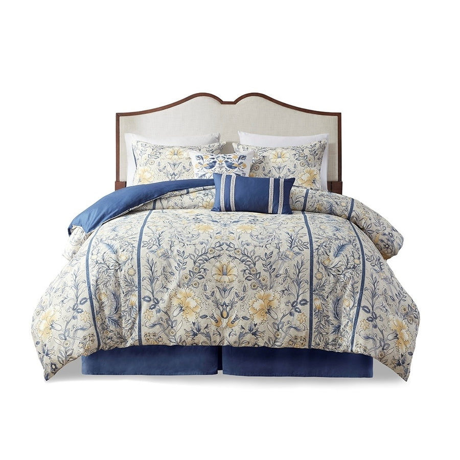 Gracie Mills Marlon 6-Piece Botanical Cotton Comforter Set - GRACE-13945 Image 1