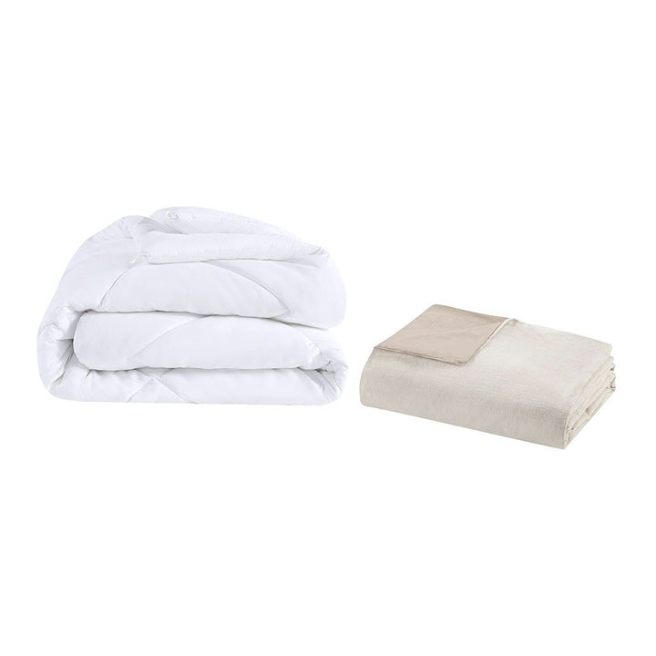 Gracie Mills Jennings Modern Farmhouse Organic Cotton Comforter Cover Set with Removable Insert - GRACE-14105 Image 3