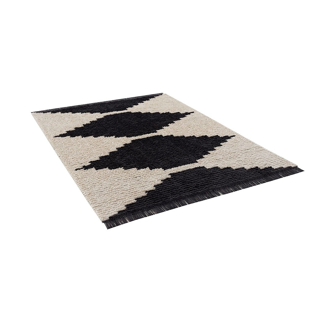 Gracie Mills Ayana Modern Black and Ivory Area Rug - GRACE-14250 Image 3