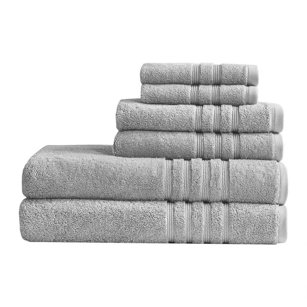 Gracie Mills Elowen 6-Piece Eco Antimicrobial Bath Towel Set GRACE-14392 Natural Image 1