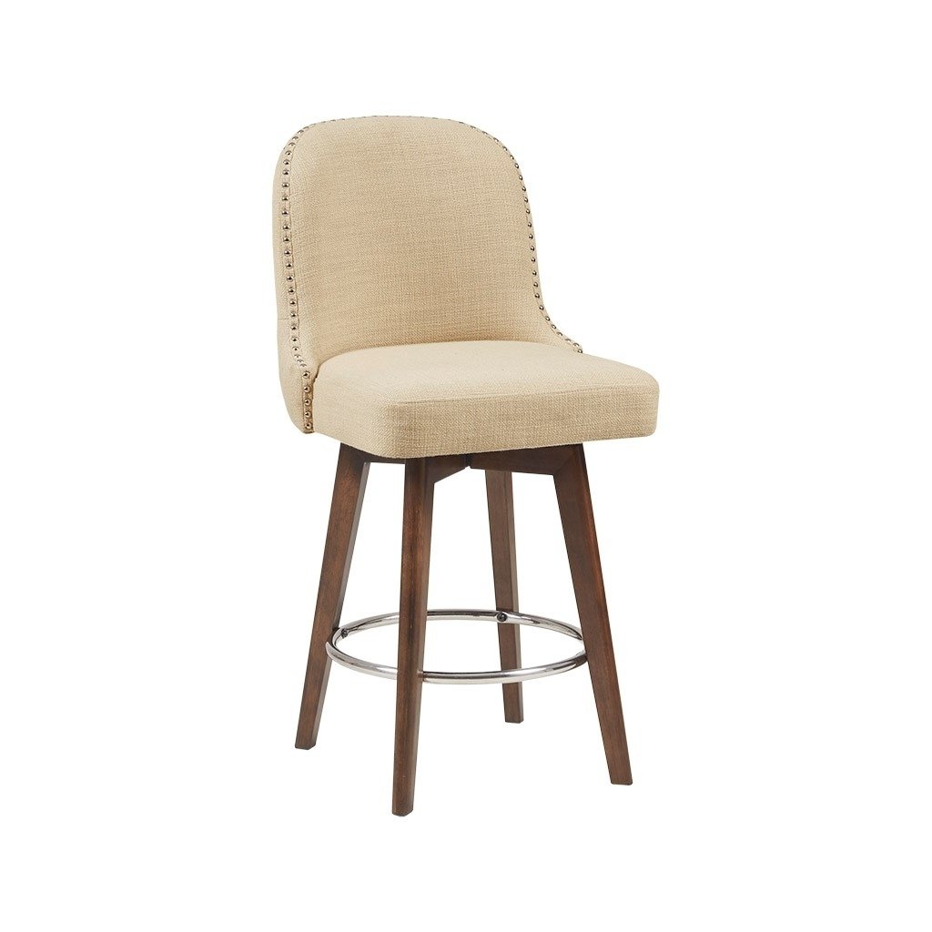 Gracie Mills Margy 360-Degree Elegance Counter Stool with Swivel Seat - GRACE-14547 Image 4