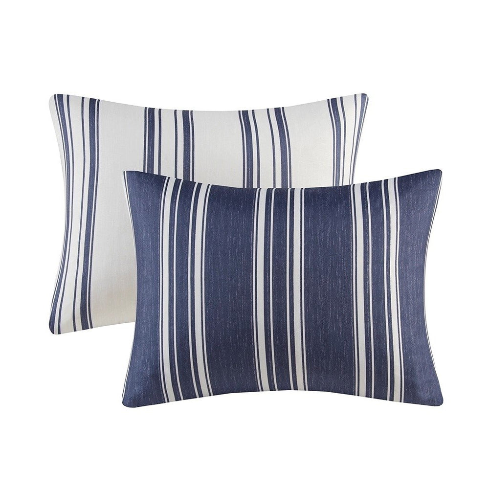 Gracie Mills Thais Farmhouse Reversible Striped Comforter Set - GRACE-14525 Image 2
