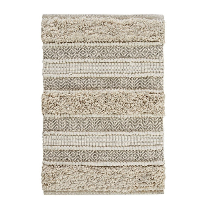 Gracie Mills Stripe Bath Rug GRACE-14672 Handwoven Texture 20x30 Soft Luxury Image 4