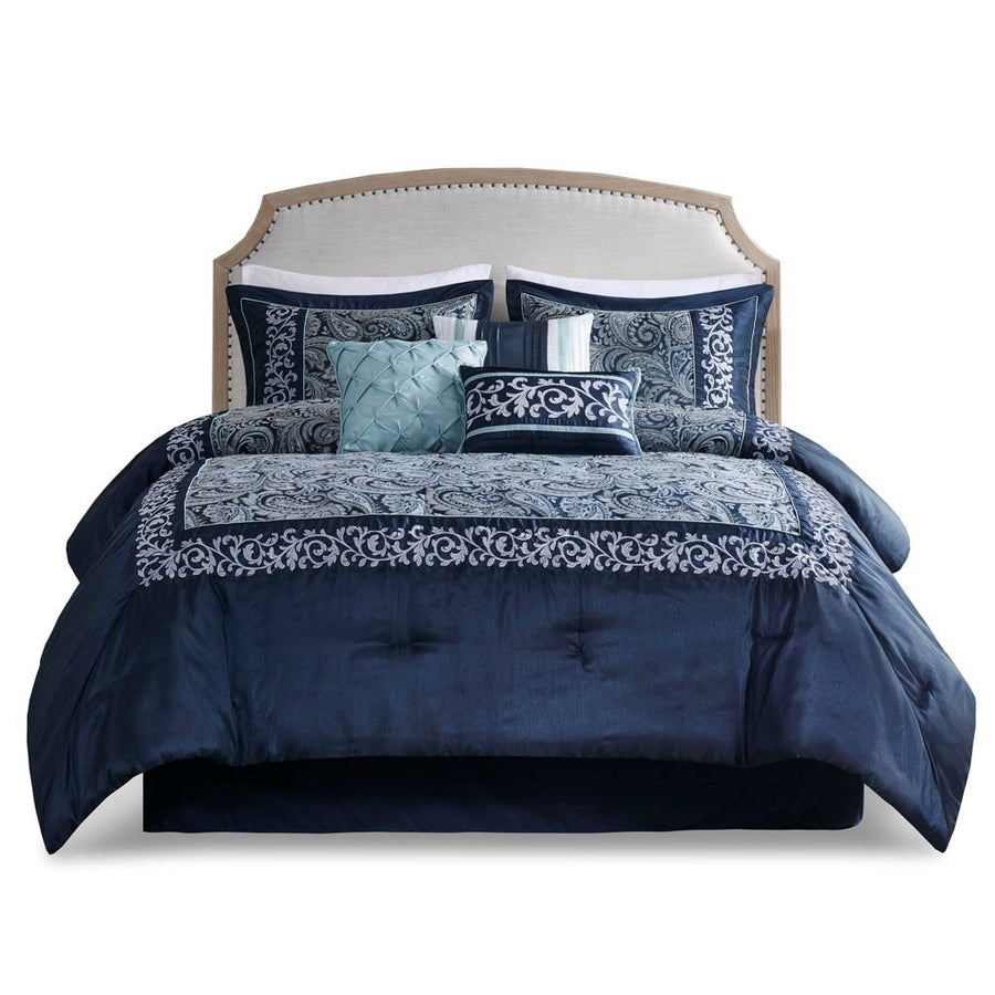 Gracie Mills Grant Jacquard 7-Piece Comforter Set - GRACE-14732 Image 1