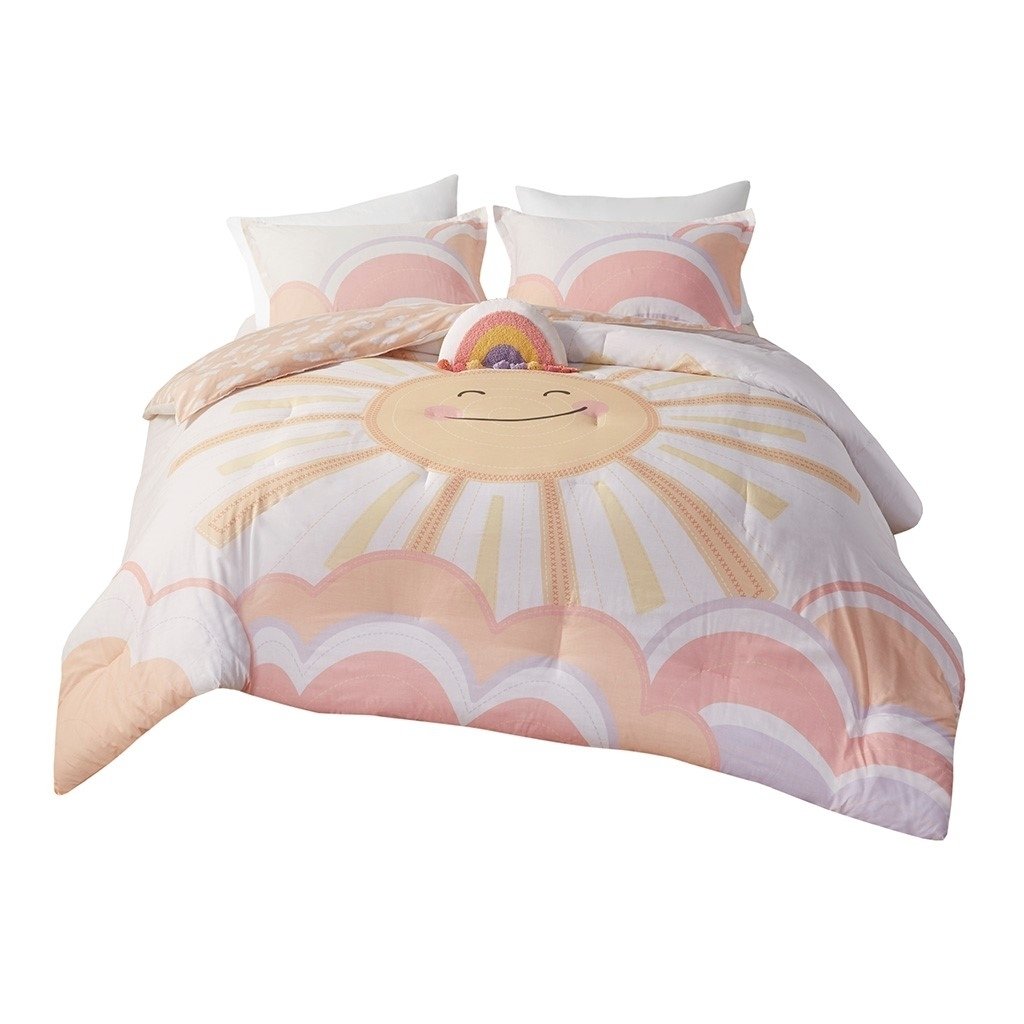 Gracie Mills Singleton Sunny Smiles Reversible Comforter Set - GRACE-14747 Image 1