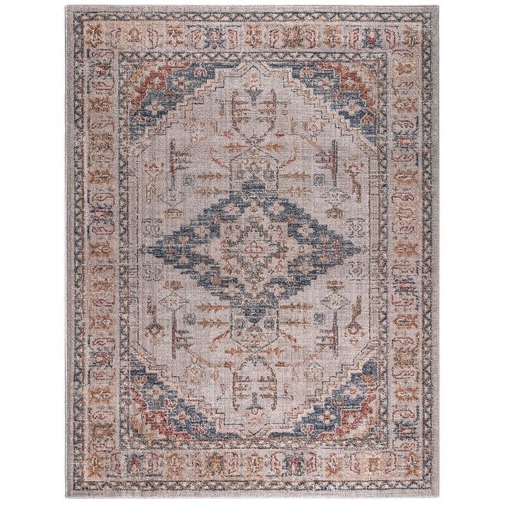 Gracie Mills Jadyn Vintage Medallion Woven Medium Soft Pile Area Rug - GRACE-14905 Image 1