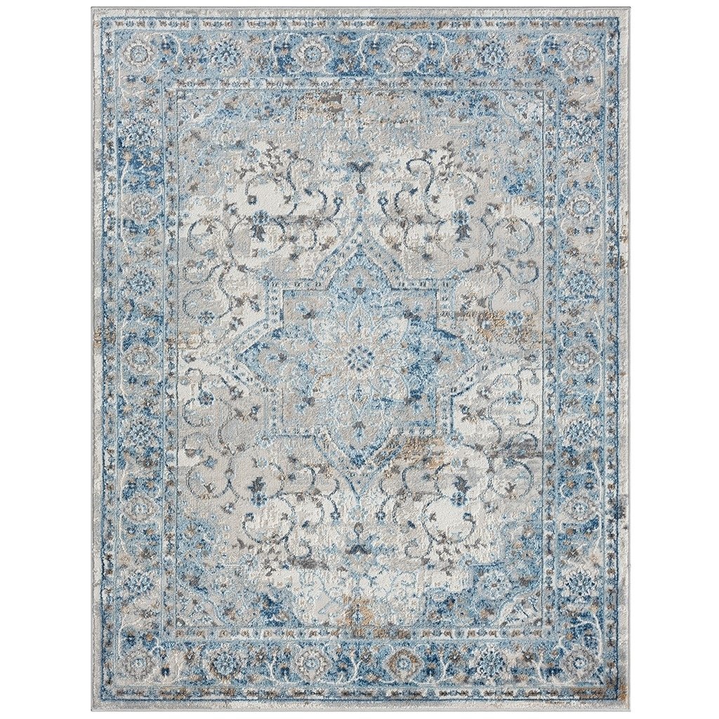 Gracie Mills Carole Medallion Woven Medium Soft Pile Area Rug - GRACE-14908 Image 1