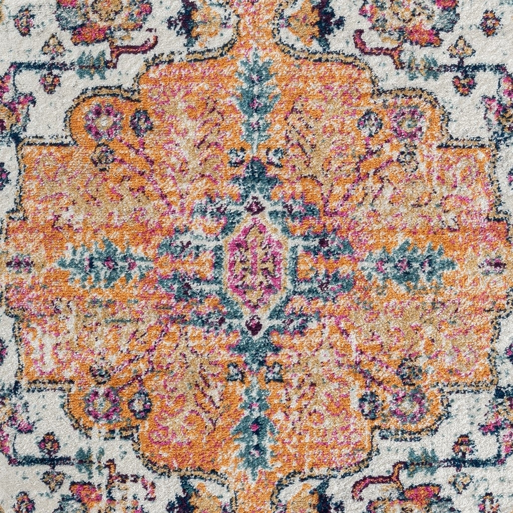 Gracie Mills Elmira Boho Medallion Woven Medium Soft Pile Area Rug - GRACE-14909 Image 2