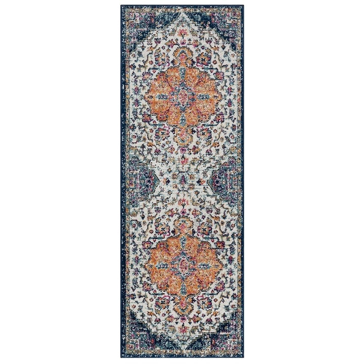 Gracie Mills Elmira Boho Medallion Woven Medium Soft Pile Area Rug - GRACE-14909 Image 4