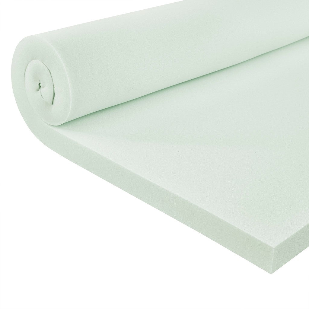 Gracie Mills Katrina 3" Green Tea Infused Memory Foam Mattress Topper with Cooling Cover - GRACE-14935 Image 2