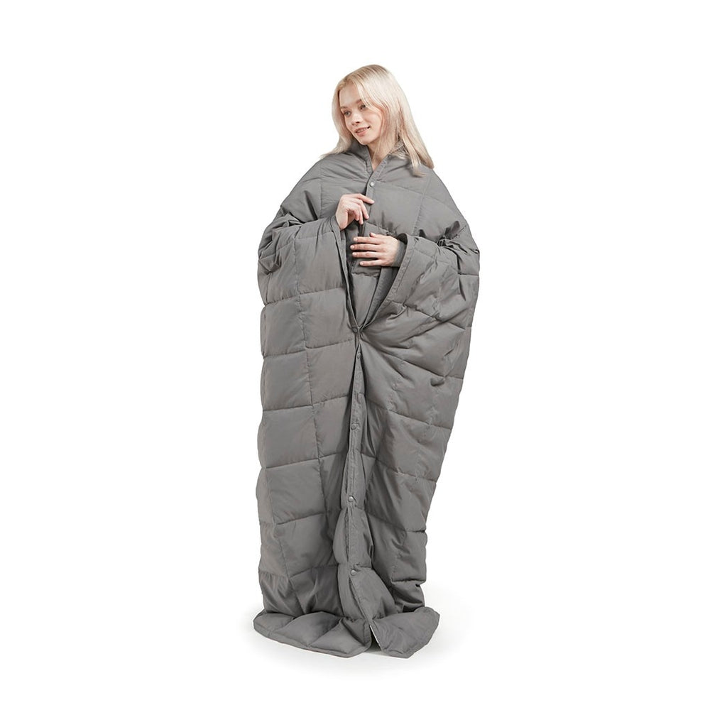 Gracie Mills Alvarez Classic Box Quilted Wearable Multipurpose Throw Blanket - GRACE-14965 Image 2
