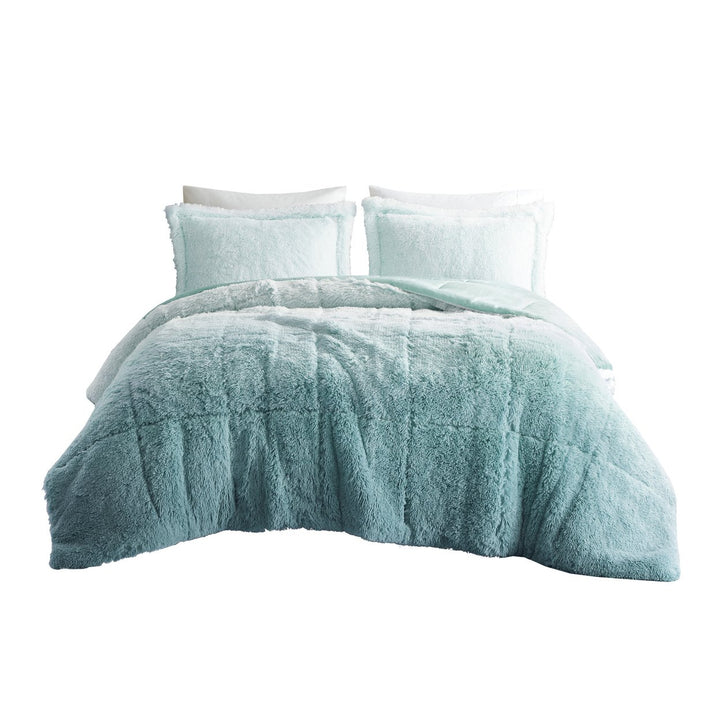 Gracie Mills Ethel Faux faux Ombre Shag Comforter Set - GRACE-14936 Image 5