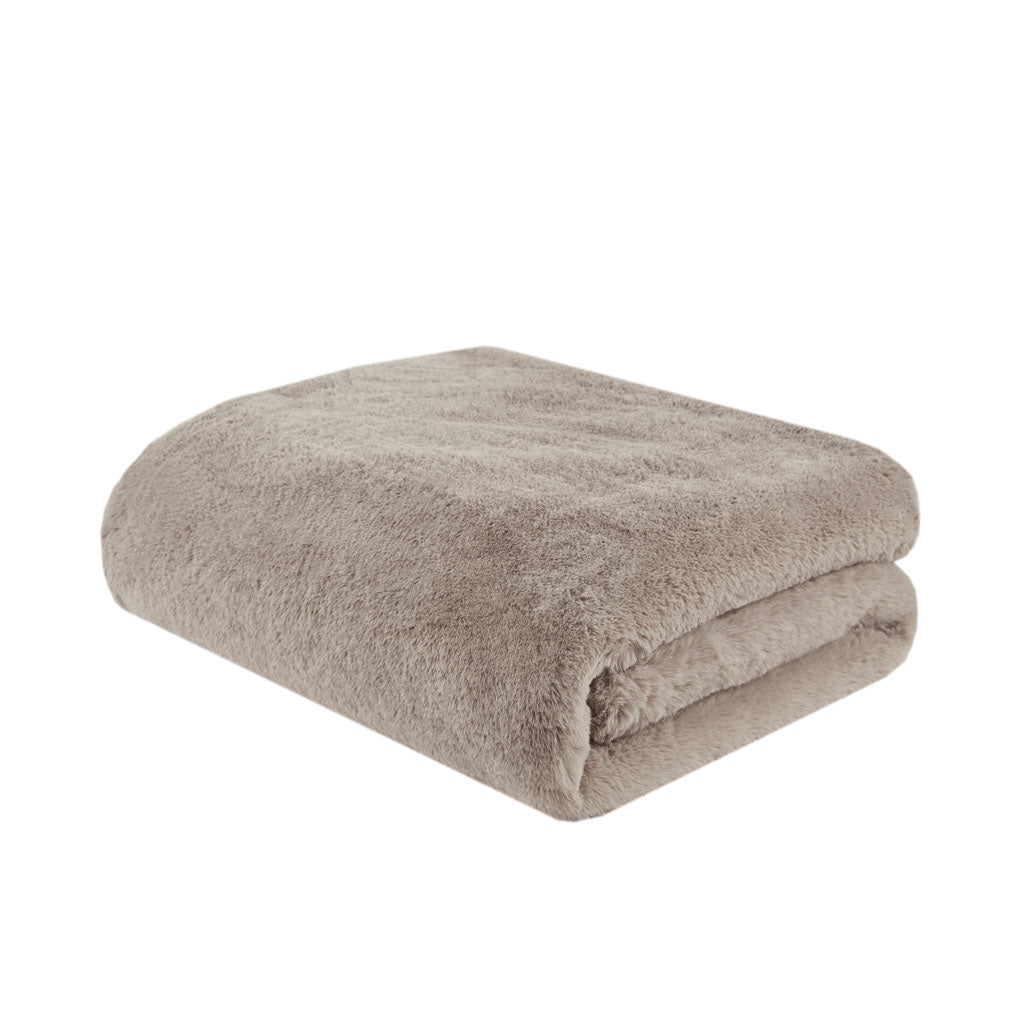 Gracie Mills Cecile Solid Premium Faux faux Throw Blanket - GRACE-15009 Image 3