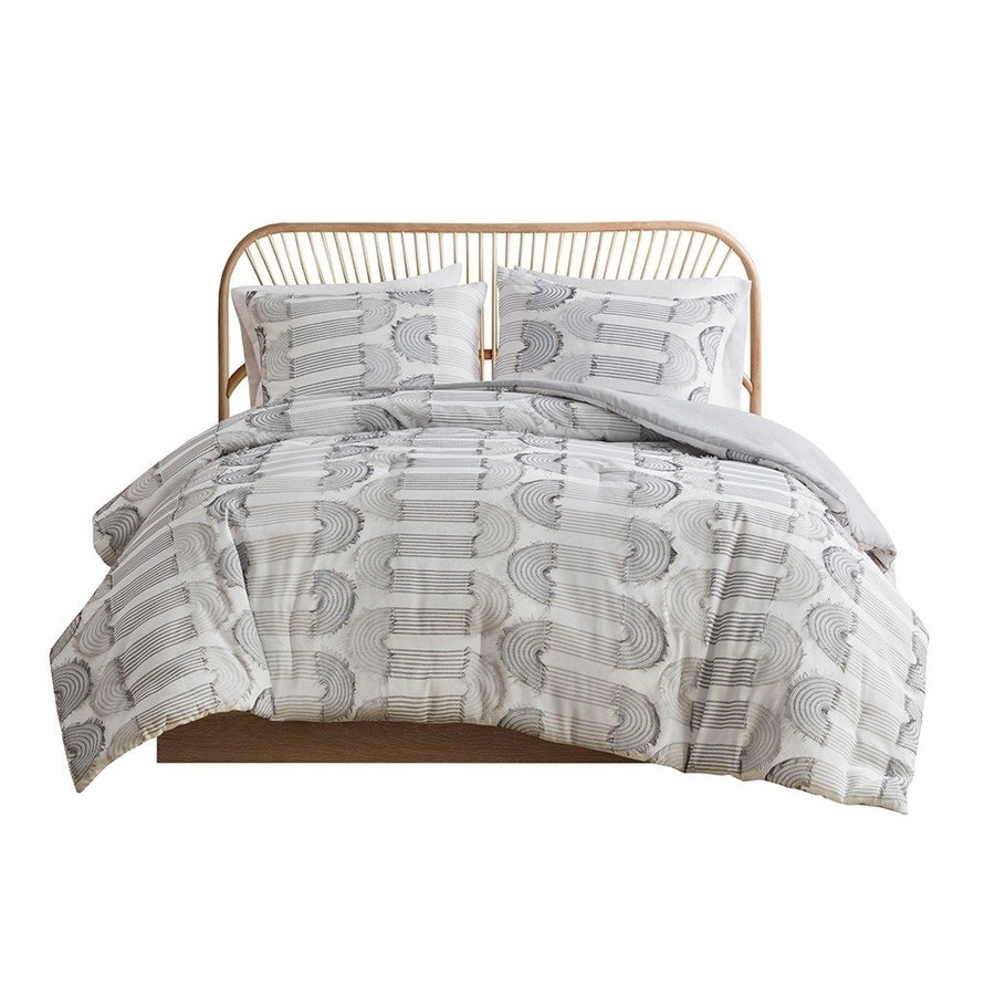 Gracie Mills Jermaine Luxurious Harmony: Clip Jacquard Comforter Set - GRACE-15132 Image 1