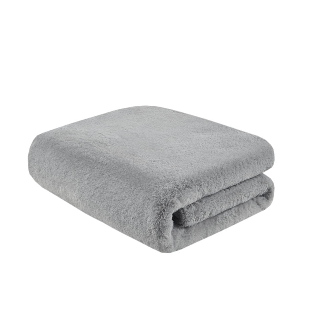 Gracie Mills Cecile Solid Premium Faux faux Throw Blanket - GRACE-15009 Image 4