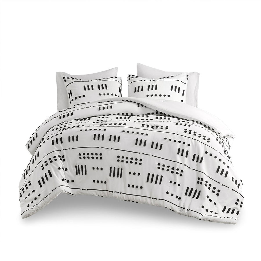 Gracie Mills Belenus Modern Clip Jacquard Comforter Set - GRACE-15139 Image 1