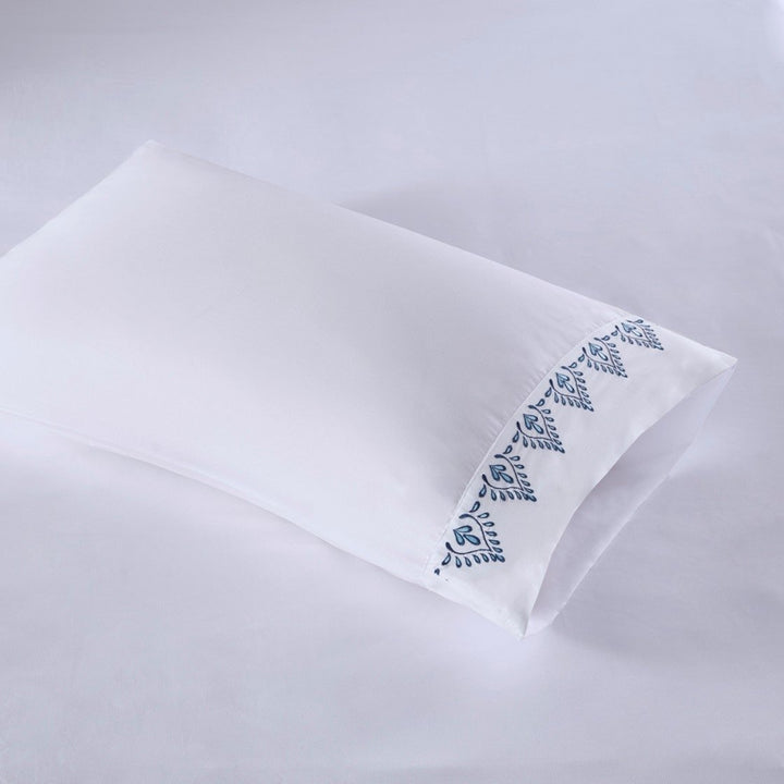 Gracie Mills Luca 4-Peice Embroidered Soft Brushed Microfiber Sheet Set - GRACE-15168 Image 2