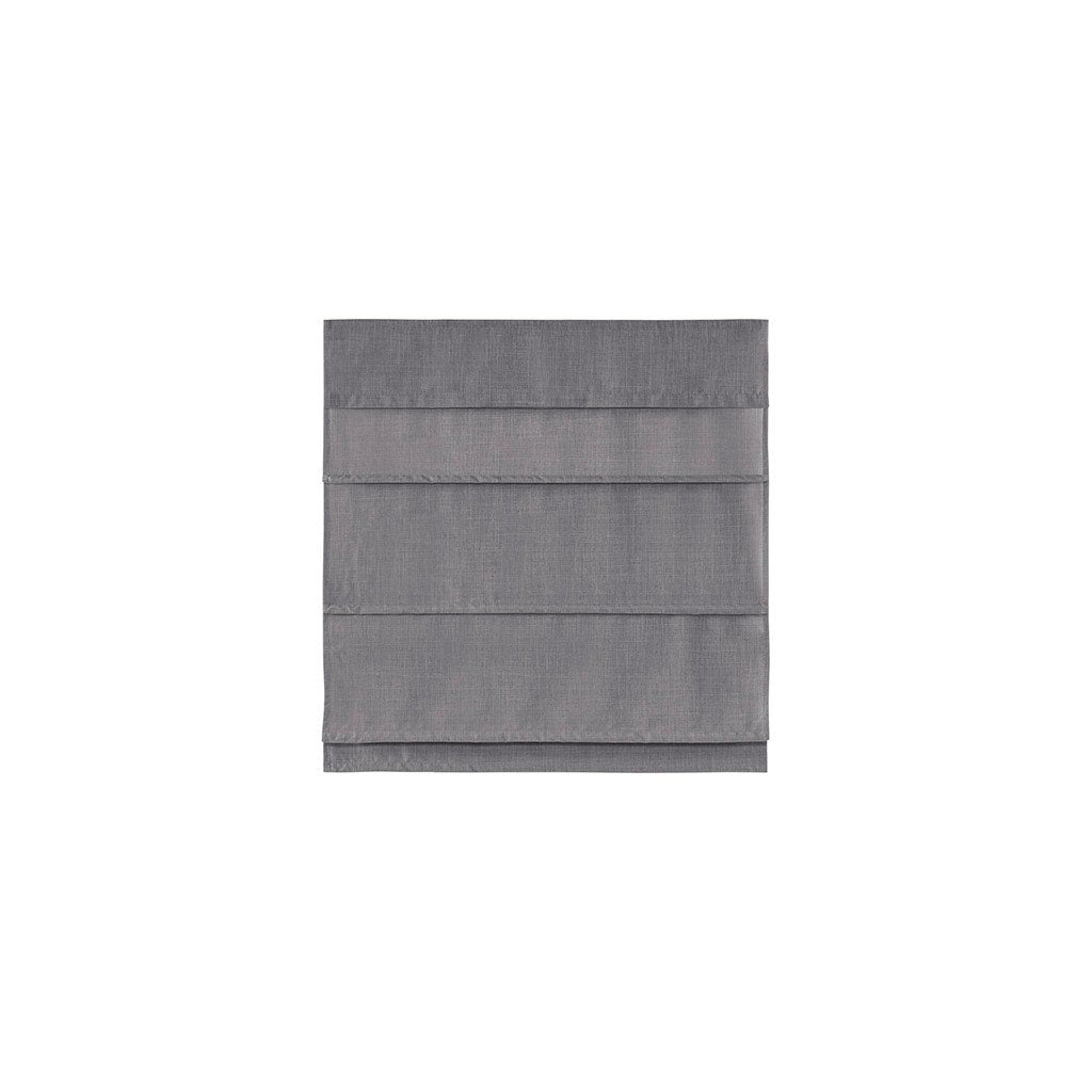 Gracie Mills Eirwen Solid Faux Linen Total Blackout Cordless Roman Shade - GRACE-15324 Image 1