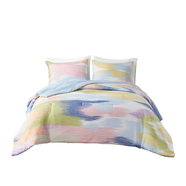 Gracie Mills Eira Abstract Brushstroke Modern Comforter Set - GRACE-15339 Image 1