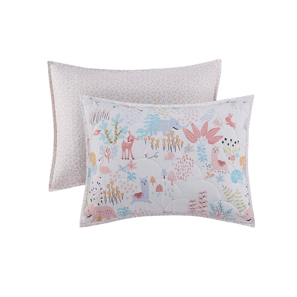 Gracie Mills Illyria Animals Reversible Cotton Quilt Set - GRACE-15445 Image 2