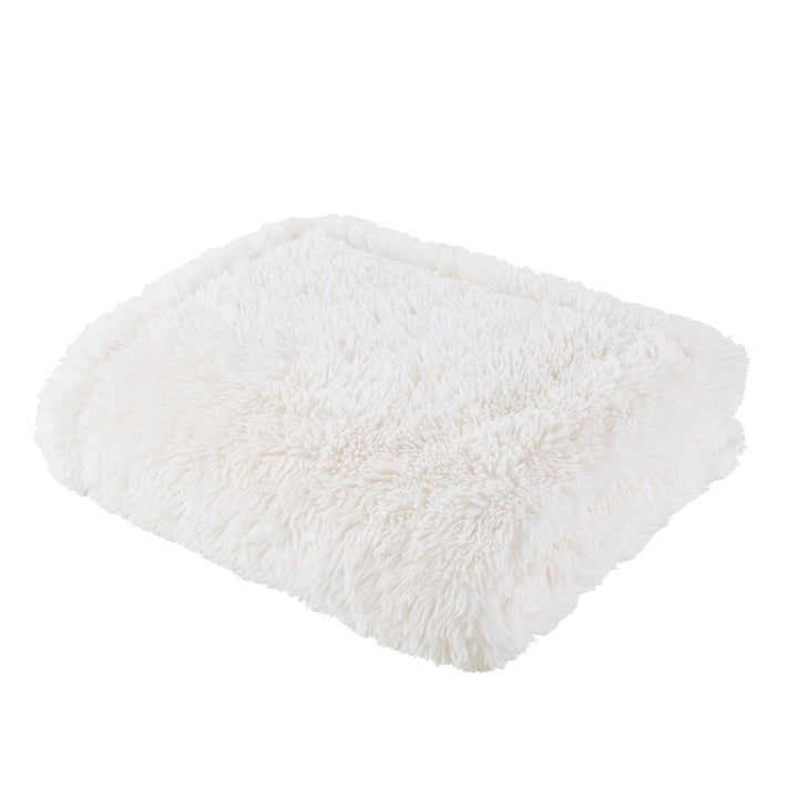 Gracie Mills Stephens Solid Plush Faux faux Throw Blanket - GRACE-15452 Image 1