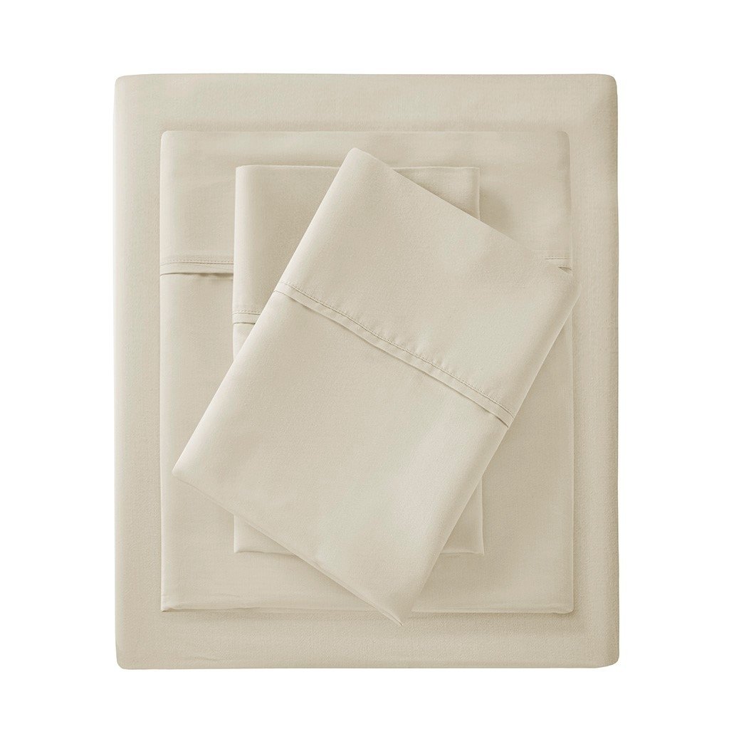 Gracie Mills Nora Organic Cotton 300 Thread Count Deep Pocket Sheet Set GRACE-15453 Image 1