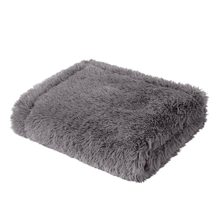 Gracie Mills Stephens Solid Plush Faux faux Throw Blanket - GRACE-15452 Image 5