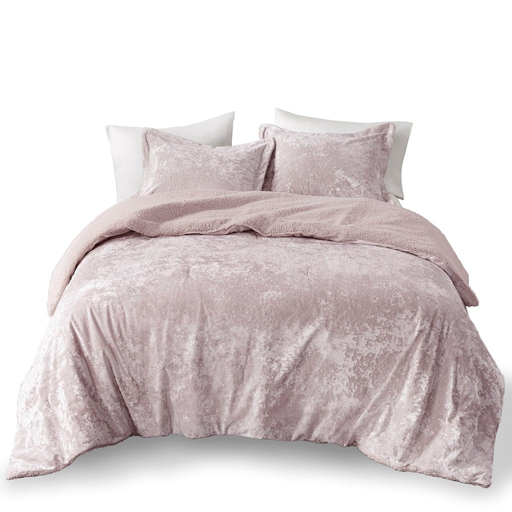 Gracie Mills Graciela Luxe Crushed Velvet Reversible Comforter Set - GRACE-15542 Image 5