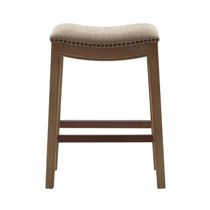 Gracie Mills Jerrell Modern Backless Saddle Counter Stool - GRACE-162 Image 2