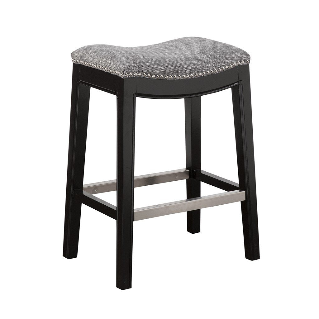 Gracie Mills Jerrell Modern Backless Saddle Counter Stool - GRACE-162 Image 4