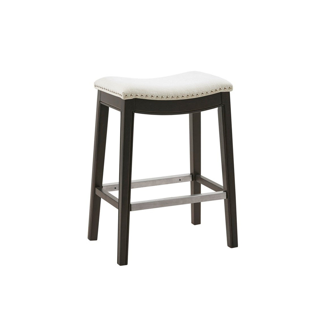 Gracie Mills Jerrell Modern Backless Saddle Counter Stool - GRACE-162 Image 1