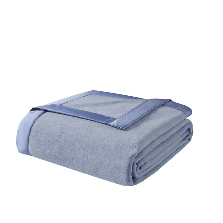 Gracie Mills Lenora Soft Brushed Lightweight Blanket with Satin Trim - GRACE-252 Image 3
