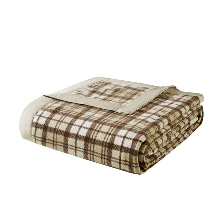 Gracie Mills Lenora Soft Brushed Lightweight Blanket with Satin Trim - GRACE-252 Image 5