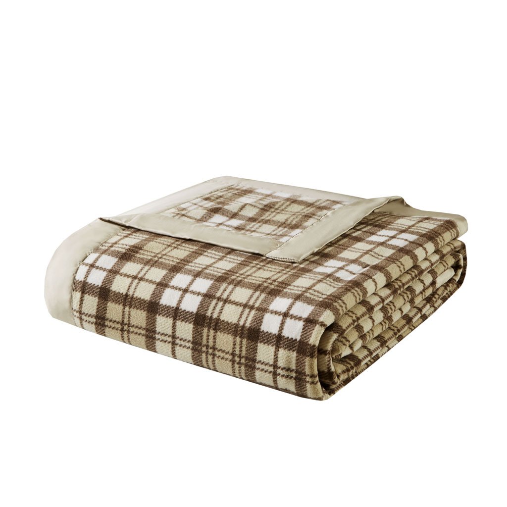 Gracie Mills Lenora Soft Brushed Lightweight Blanket with Satin Trim - GRACE-252 Image 1
