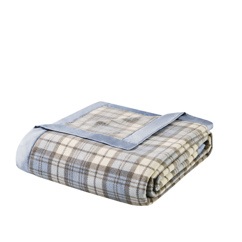 Gracie Mills Lenora Soft Brushed Lightweight Blanket with Satin Trim - GRACE-252 Image 6